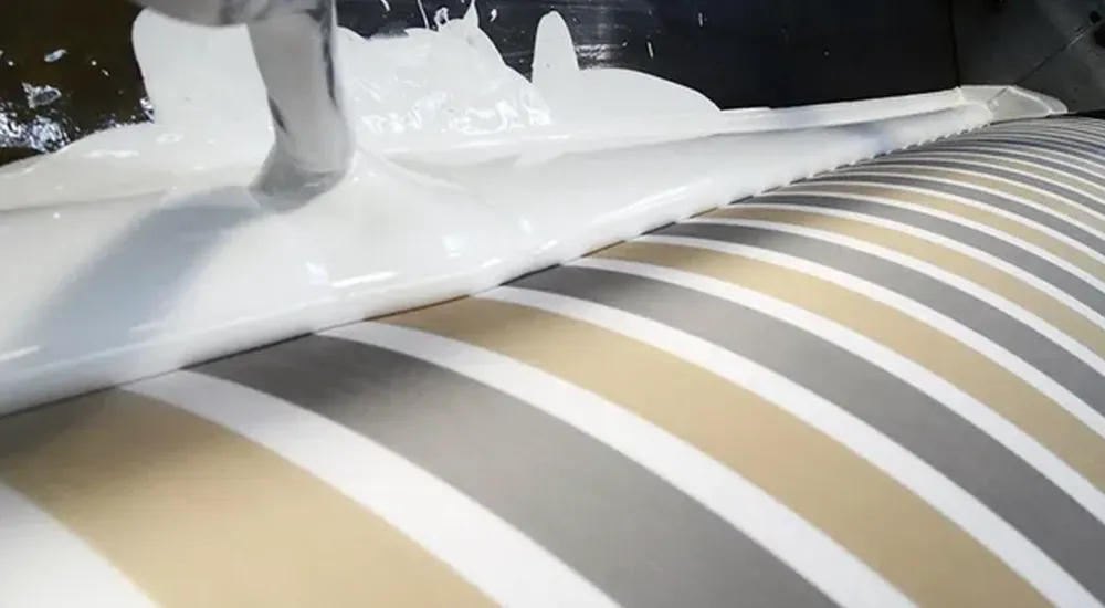 Spalmatura tessuti per tende